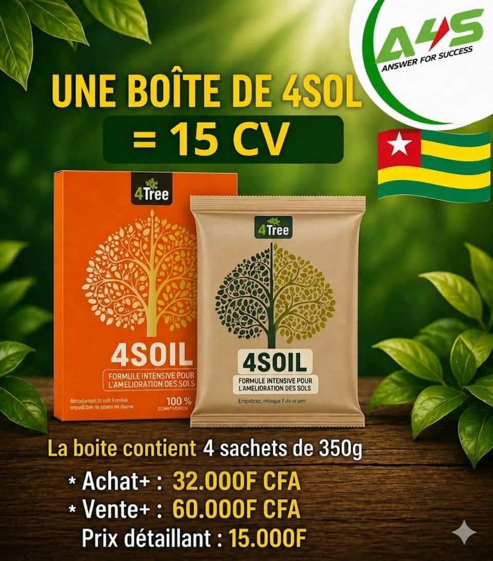 Résultat terrain d'une culture traitée avec les produits A4S